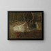 The Skater - James Ensor — framed artwork on a wall