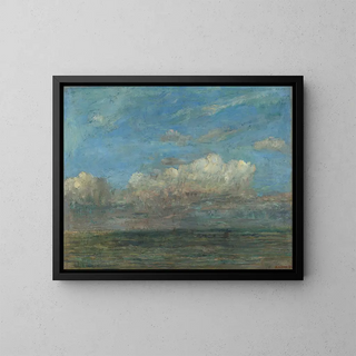 The White Cloud - James Ensor — framed artwork on a wall