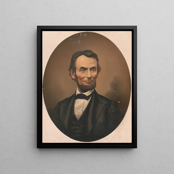 Abraham Lincoln - James Fuller Queen — framed artwork on a wall