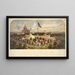 Buildings of the Great Central Fair for the benefit of the Sanitary Commission, Logan Square, Philadelphia, June 1864 - James Fuller Queen — framed artwork on a wall