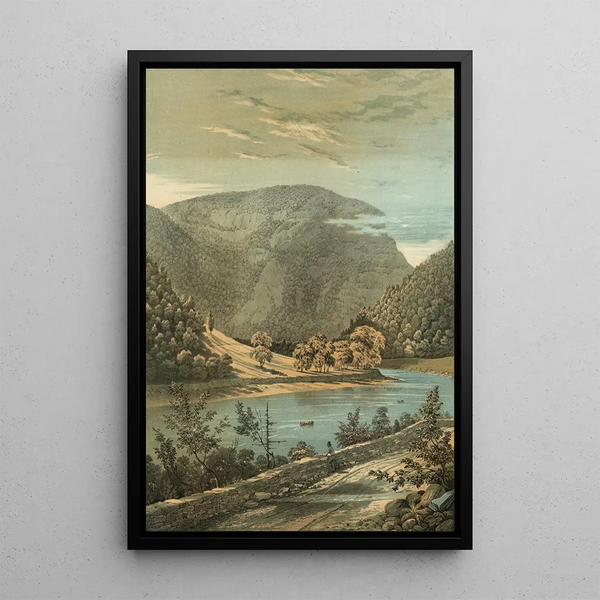 Passage de l'eau Delaware - James Fuller Queen — framed artwork on a wall