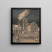 Fire in Philadelphia - James Fuller Queen — framed artwork on a wall