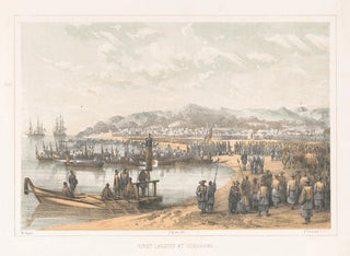 Première arrivée à Gorahama - James Fuller Queen — artwork view