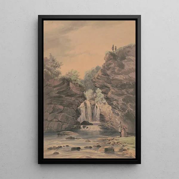Chutes Marshall near Delaware Water Passage - James Fuller Queen — framed artwork on a wall