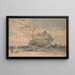 Near Timber Creek, New Jersey coast - James Fuller Queen — framed artwork on a wall
