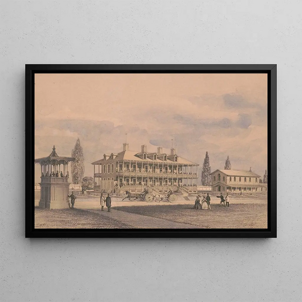 Parc de Point Breeze - James Fuller Queen — framed artwork on a wall