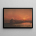 Ruins on the Nile - James Fuller Queen — framed artwork on a wall