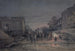 Croquis painting with the B 8th regiment of the Pennsylvania militia under the officers of the Old Guard of Southwark at night after leaving the McClure camp - James Fuller Queen — artwork view