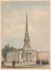 La quatrième église baptiste coin nord-ouest des rues Fifth et Buttonwood Philadelphie - James Fuller Queen — artwork view
