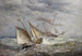 American ships meeting at sea - James Gale Tyler — artwork view