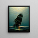 Ship in the Night - James Gale Tyler — framed artwork on a wall