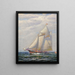 Marine Ship Painting - James Gale Tyler — framed artwork on a wall
