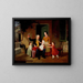 A visit from grandfather - James Goodwyn Clonney — framed artwork on a wall