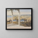 View of the air change house, Holland Estate, Saint-Thomas East - James Hakewill — framed artwork on a wall