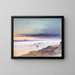 Beach scene - James Hamilton — framed artwork on a wall