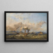 f the coast of The Mumbles - James Harris — framed artwork on a wall