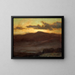 Sunset on Mount McIntyre - James Henry Moser — framed artwork on a wall