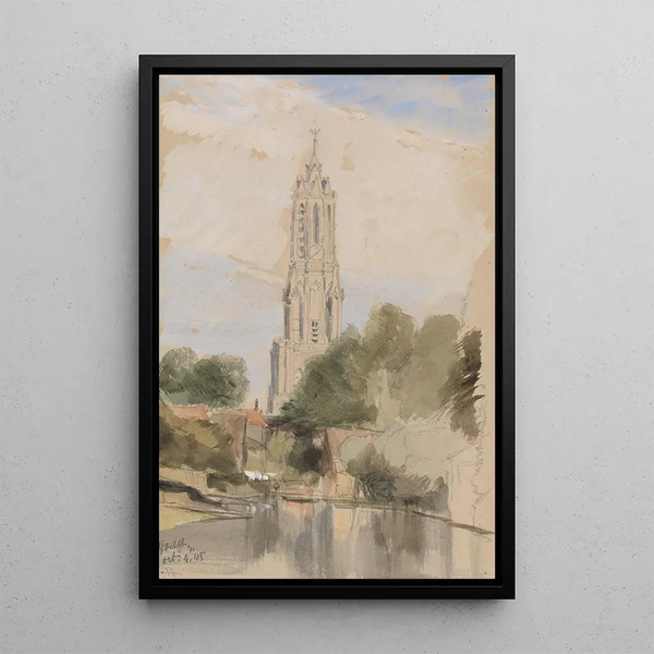 Delft - James Holland — framed artwork on a wall