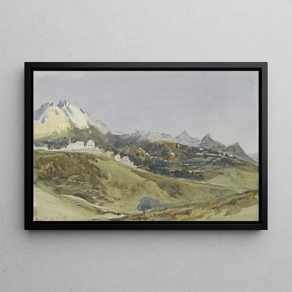 Landscape near Sintra, Portugal - James Holland — framed artwork on a wall