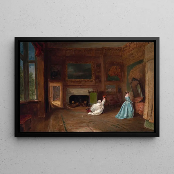 La chambre de Lady Betty Germain à Knole Kent - James Holland — framed artwork on a wall