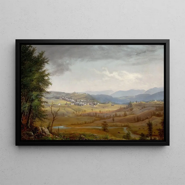 Benson, Rutland County, Vermont - James Hope — framed artwork on a wall