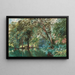 Trees above the Frome River at Stapleton - James Jackson Curnock — framed artwork on a wall
