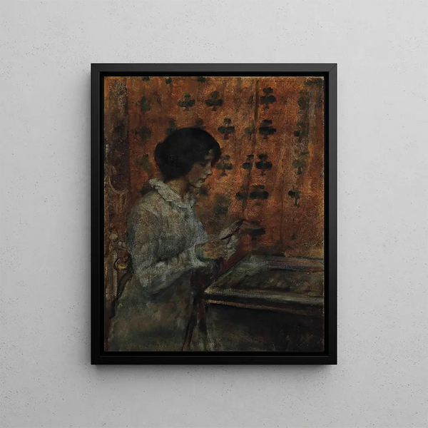 Final touches - James Jebusa Shannon — framed artwork on a wall