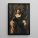 Portrait of Miss Aline Henderson Mrs. JT Wigan - James Jebusa Shannon — framed artwork on a wall