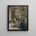The Living Room - James Jebusa Shannon — framed artwork on a wall