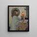 L'Offrande - James Jebusa Shannon — framed artwork on a wall