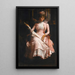 La robe de soie rose - James Jebusa Shannon — framed artwork on a wall