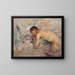 The Triton and the Young Girl - James Jebusa Shannon — framed artwork on a wall