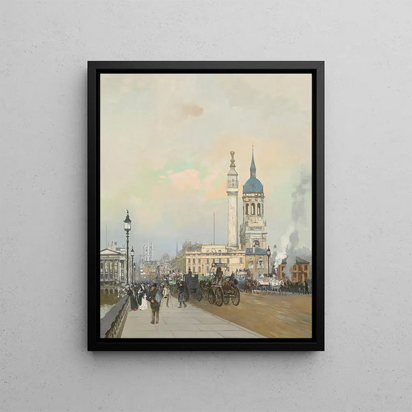 London Bridge - James Kerr Lawson — framed artwork on a wall