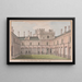 Château de Herstmonceux East Sussex View south of the green courtyard - James Lambert de Lewes — framed artwork on a wall