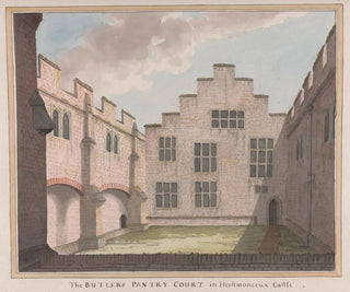 the castle of Herstmonceux, East Sussex, the butler's room - James Lambert de Lewes — artwork view