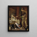 The Squire and the Gamekeeper - James Lobley — framed artwork on a wall