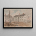 Maison Hoban F St near the 15th Washington DC 1874 - James Madison Alden — framed artwork on a wall