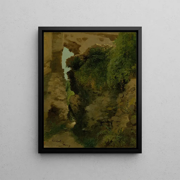 Godesberg - James McDougal Hart — framed artwork on a wall