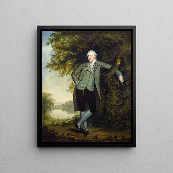 Lord Algernon Percy - James Millar — framed artwork on a wall