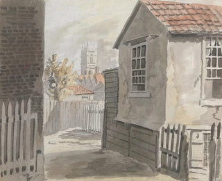 View of a distant church - James Miller — artwork view