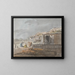 Figures at the Farm - James Miller — framed artwork on a wall