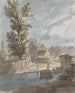 Barrel floating in a stream - James Miller — artwork view