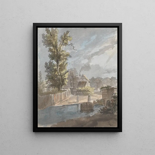 James Miller - Floating Barrel in a Stream.webp