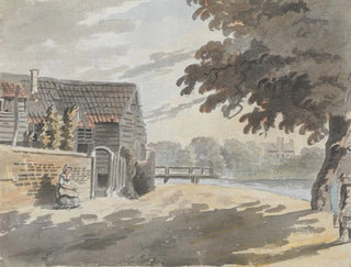 House near a bridge - James Miller — artwork view