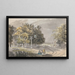 near Putney - James Miller — framed artwork on a wall