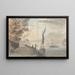 Quai de Rivière Esquisse de Figure dans une Allée - James Miller — framed artwork on a wall