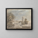 View of Buildings - James Miller — framed artwork on a wall