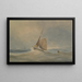 Marine Painting - James Miller Huggins — framed artwork on a wall