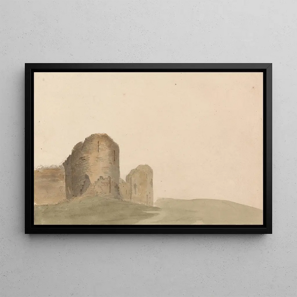 Château de Pevensey, Sussex - James Moore — framed artwork on a wall