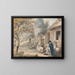 L'artiste esquissant Mlle de St Legier en bergère - James Moore — framed artwork on a wall